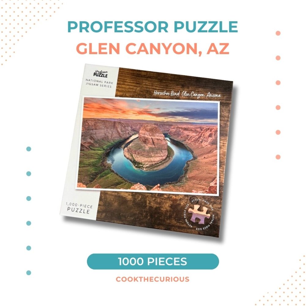 Professor Puzzle, Horseshoe Bend, National Park Series, 1000 Pieces